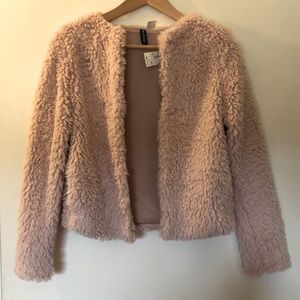 zara fluffy jacket
